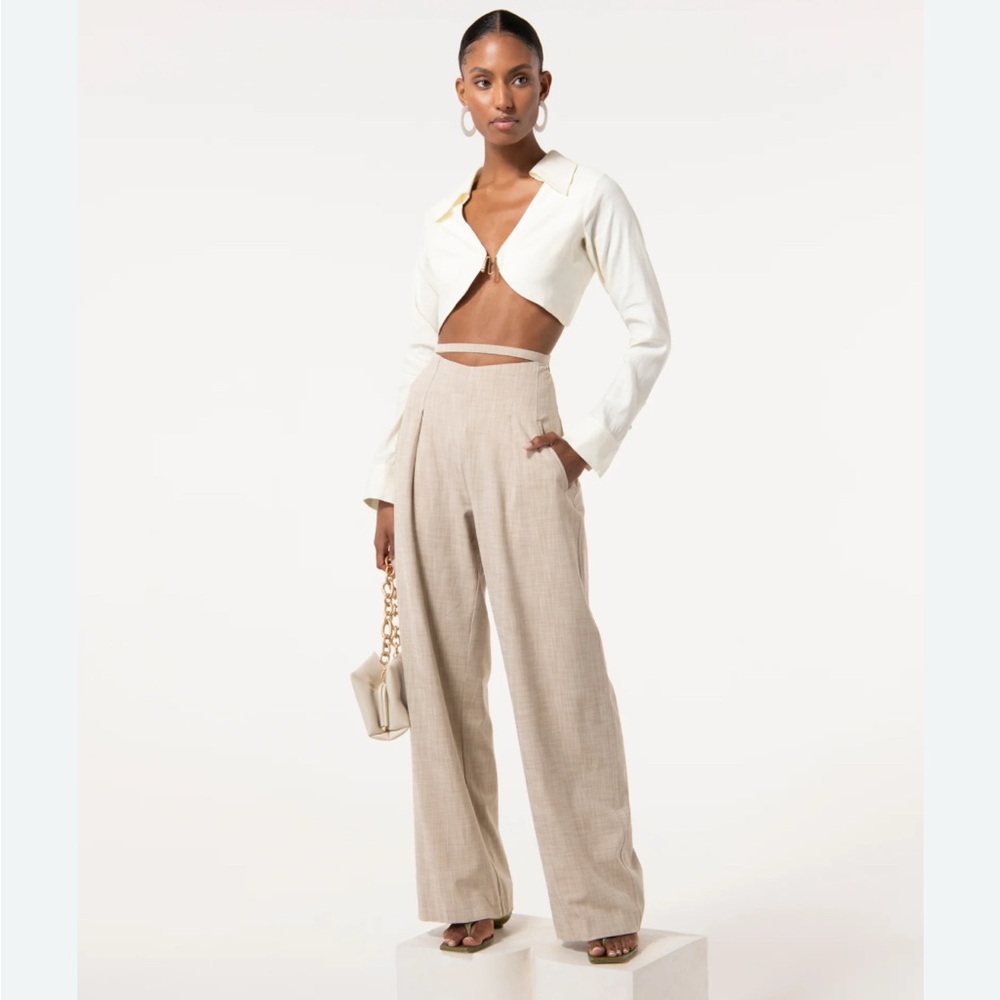 Cult Gaia Tasha Pant Ecru